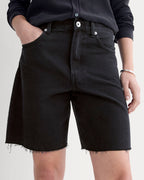 OG Baggy Jean Short Trousers | Black Prane