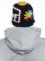 Men's Patch Crochet Beanie IJ512
