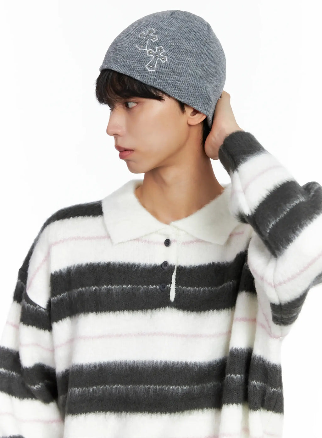 Cross-Stitch Embroidery Beanie IS519
