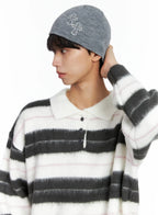 Cross-Stitch Embroidery Beanie IS519
