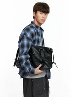 Faux Leather Tote Bag IO506