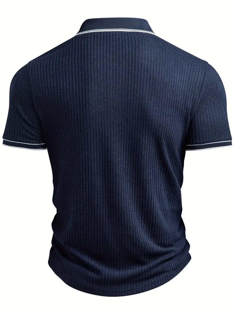 Orestis - Elegant Polo Shirt with Short Sleeves