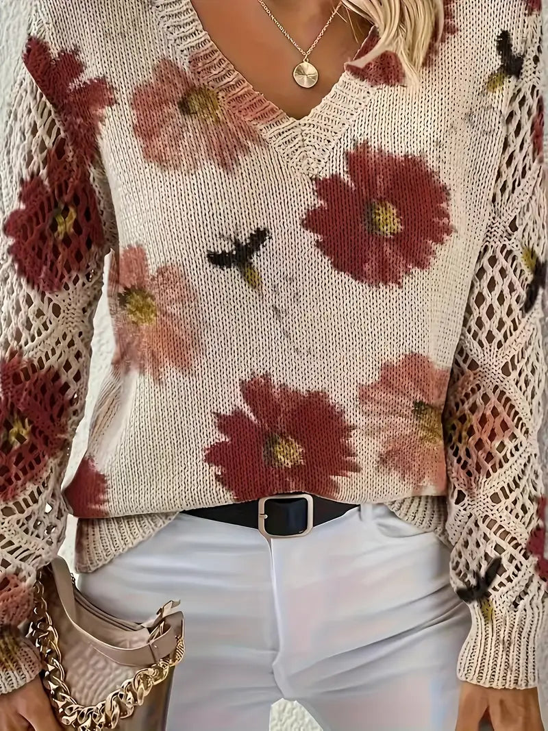 Tatyana Stylish Cardigan with V-Neck