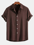 Booker – Linen Blend Shirt with Straight Trousers