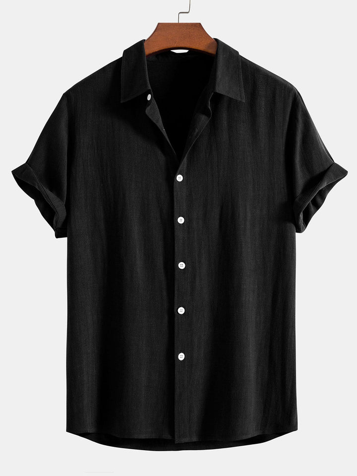 Booker – Linen Blend Shirt with Straight Trousers