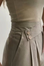 Sera | Wide-leg pants with irregular waist