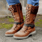 FrostLuxe - Waterproof Lace-Up Boots