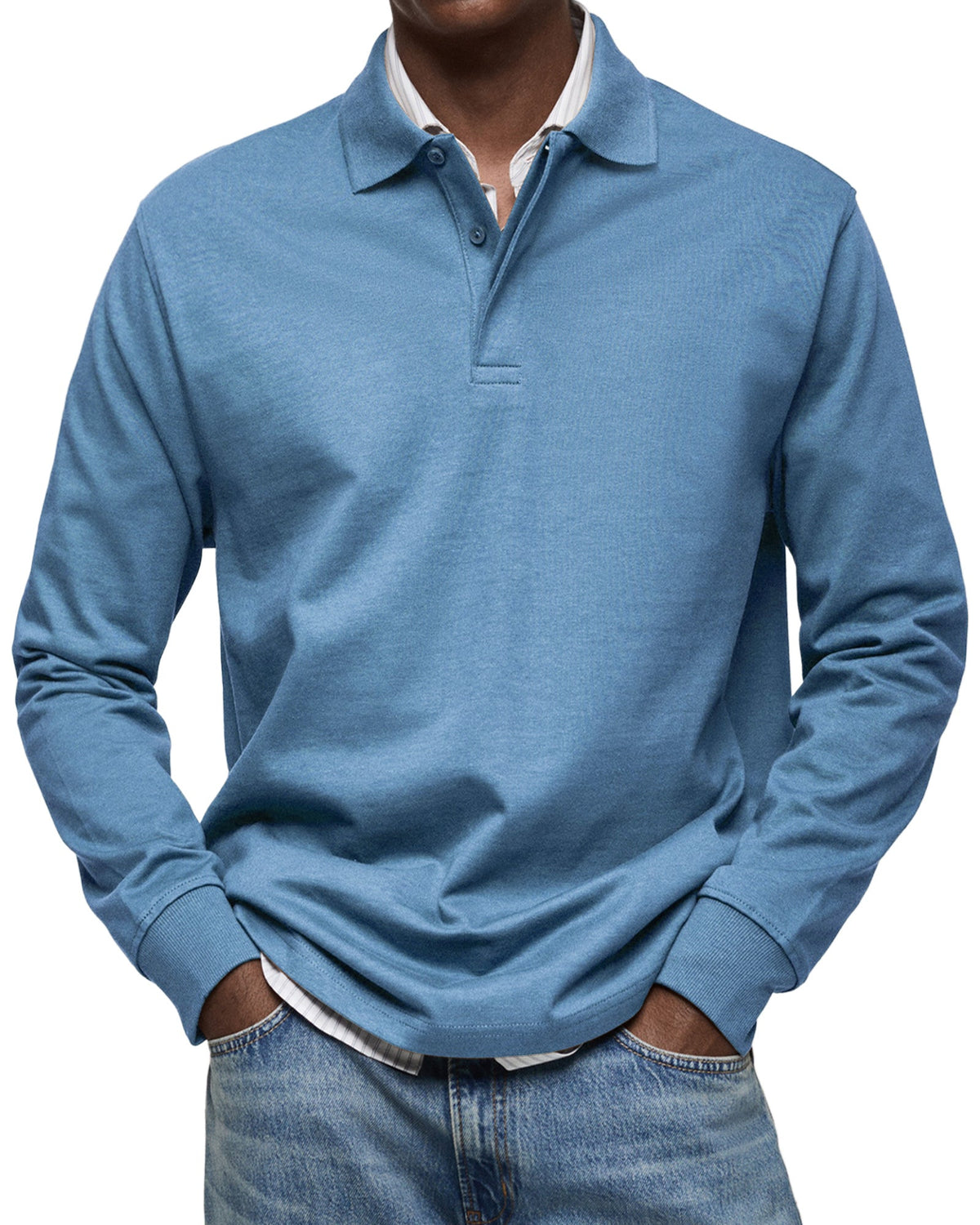 Conrad | Luxurious Long-sleeved Polo Shirt