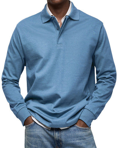 Conrad | Luxurious Long-sleeved Polo Shirt