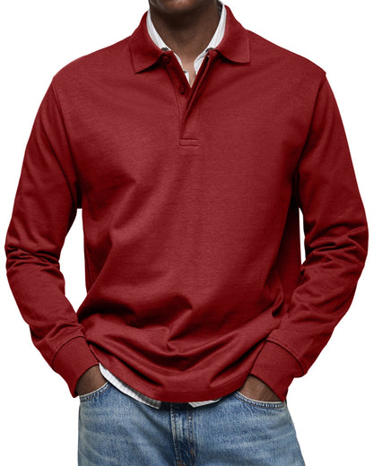 Conrad | Luxurious Long-sleeved Polo Shirt