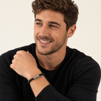 Daan | Armband Vredessymbool Lapis Lazuli Tijgerogen
