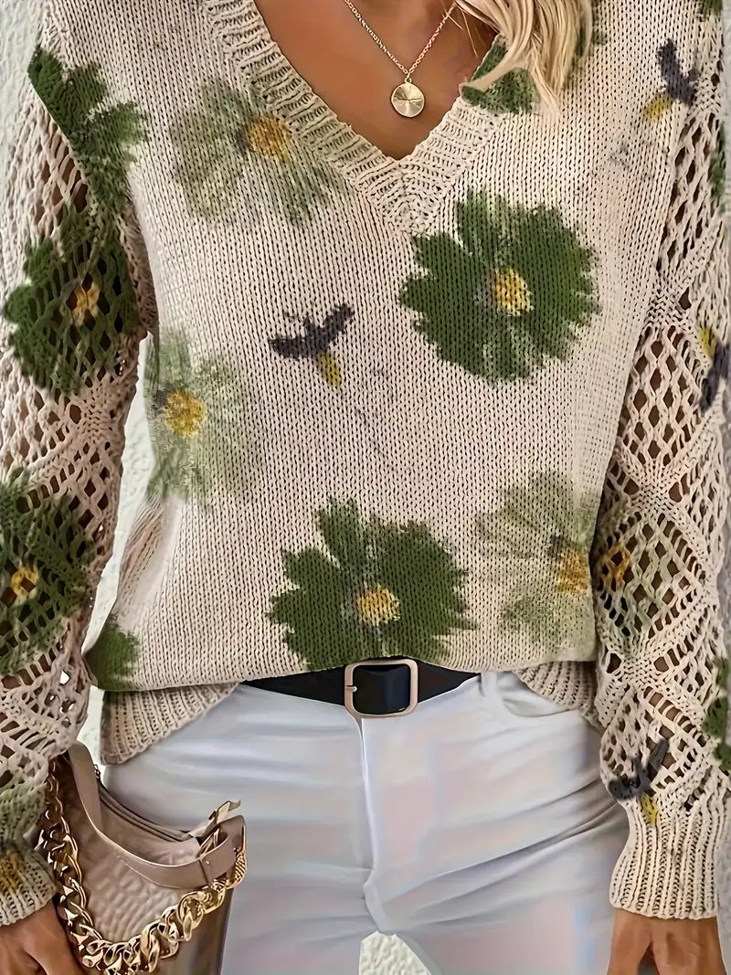 Tatyana Stylish Cardigan with V-Neck