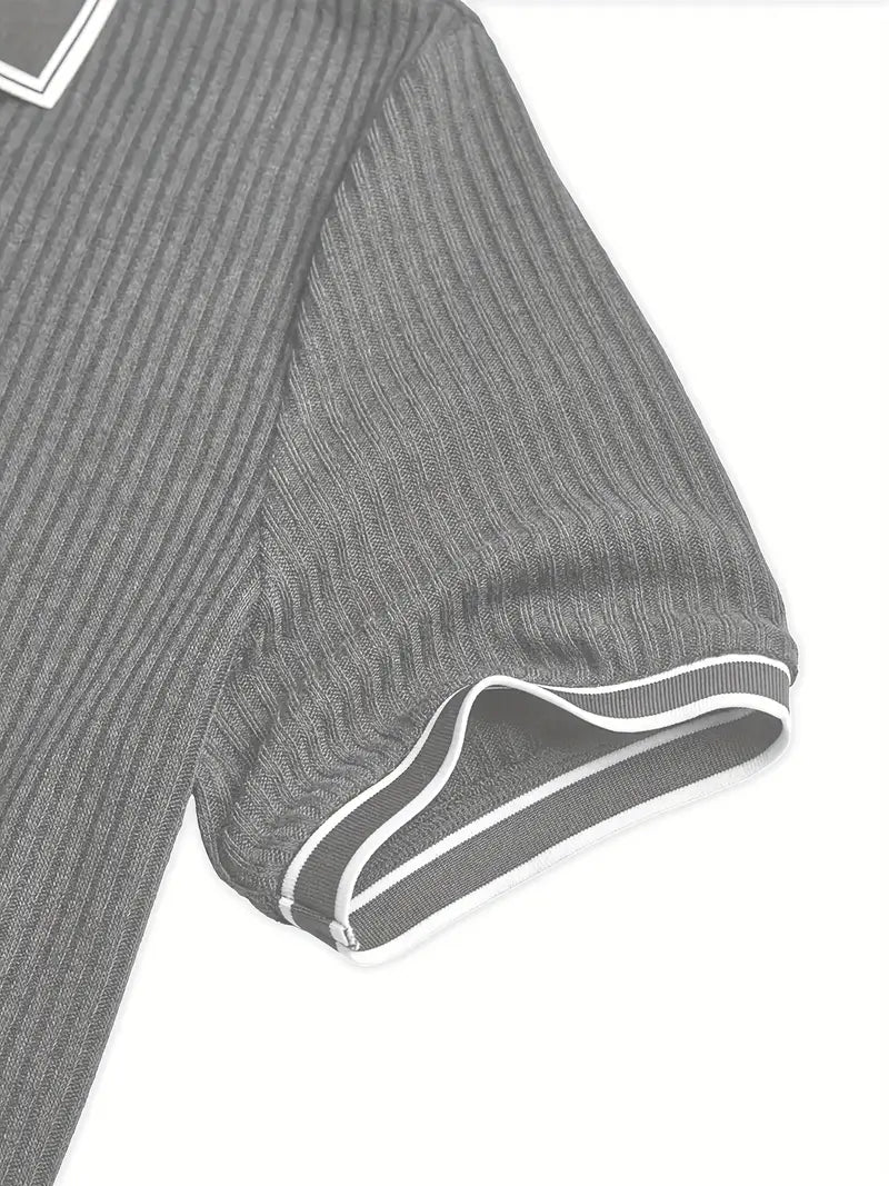 Orestis - Elegant Polo Shirt with Short Sleeves