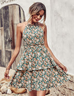Summer Dress with Ruffles