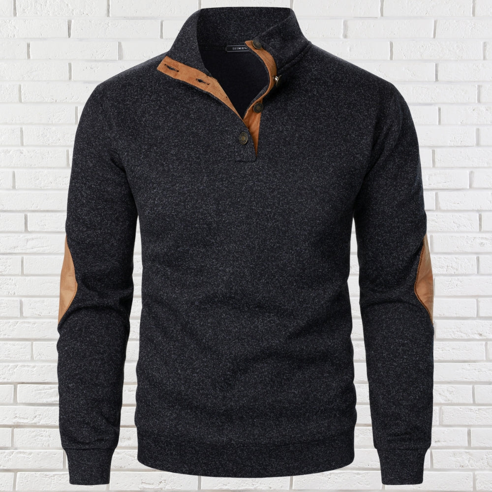 Harry - Pullover with Stand-Up Collar
