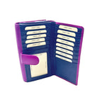 155 Ladies' Purse Fuchsia/Blue