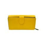 155 Women's Purse Yellow/Dark Brown