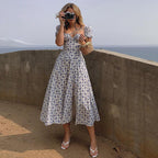 Summer Dress with Floral Print
