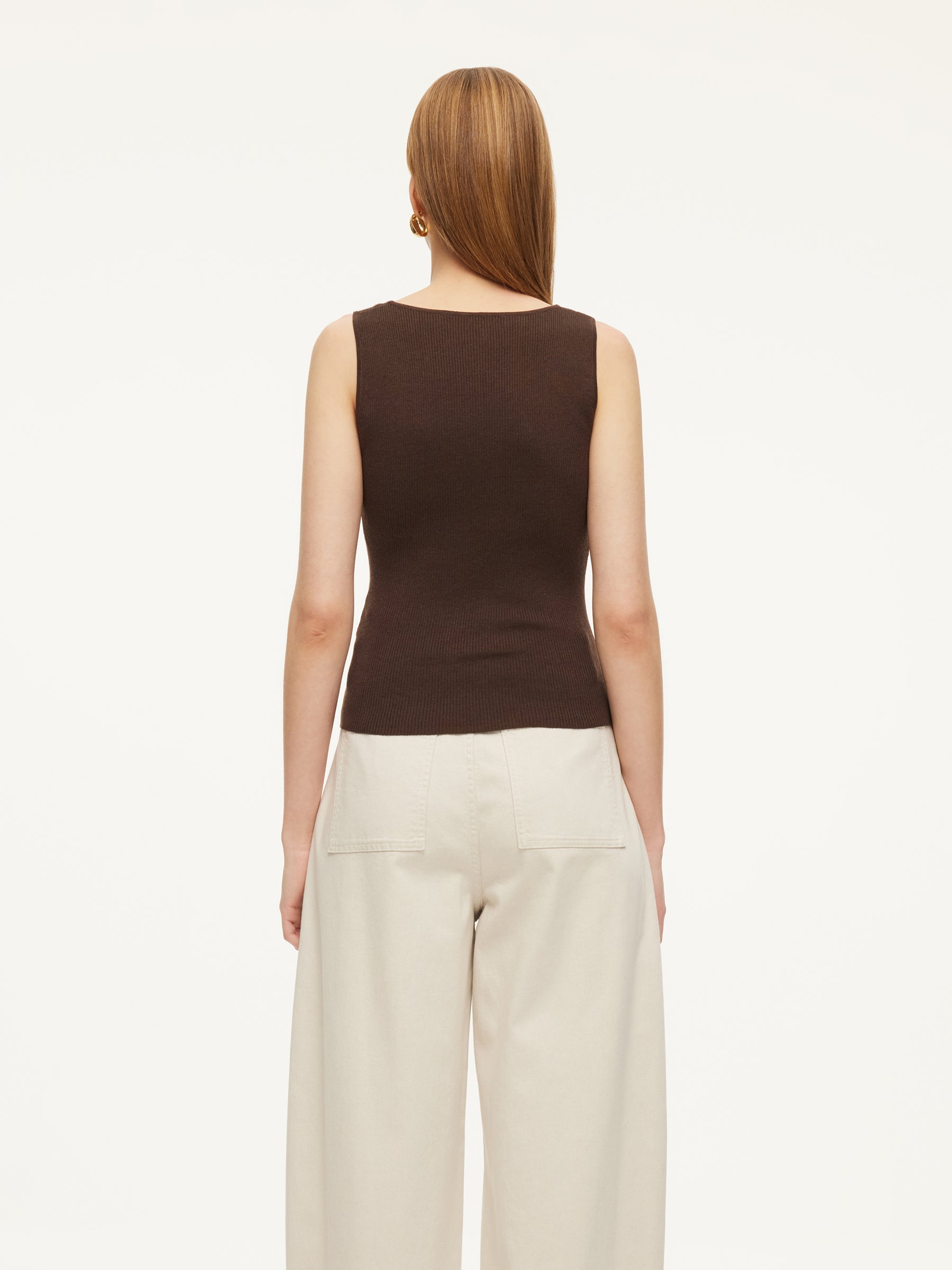 Women's Square Neck Strappy Top