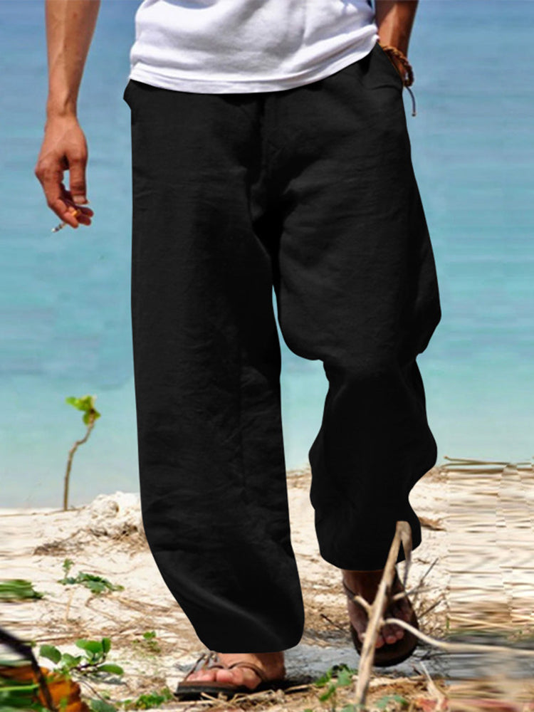 Remo | Casual linen pants with relaxed cut