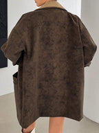 DAZY | Suede Sherpa Lined Jacket