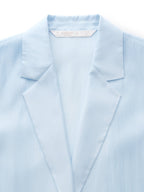 Ladies' Jacket Made from a Blend of Tencel and Linen with 3/4 Sleeves