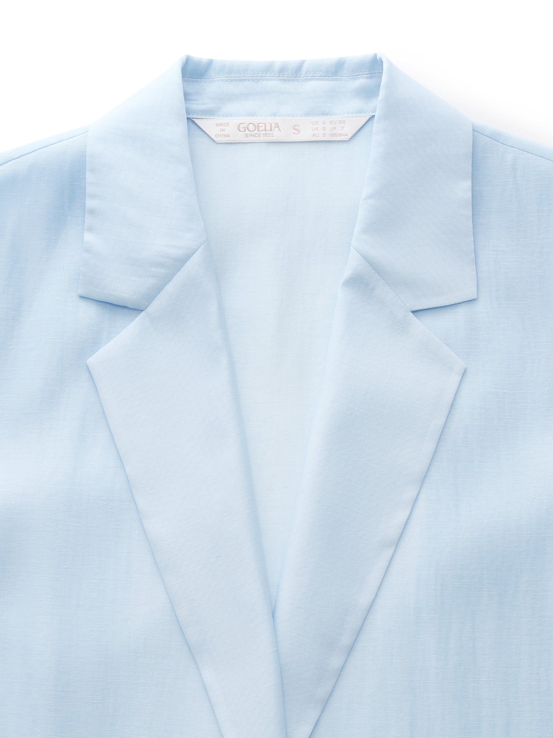 Ladies' Jacket Made from a Blend of Tencel and Linen with 3/4 Sleeves