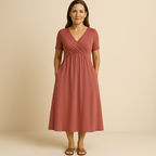 Mira Short-Sleeved Dress