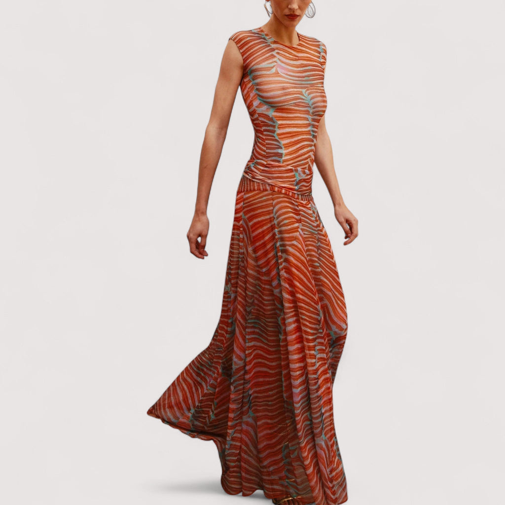 Ladies Set – Top & Skirt, Elegant & Figure-Hugging