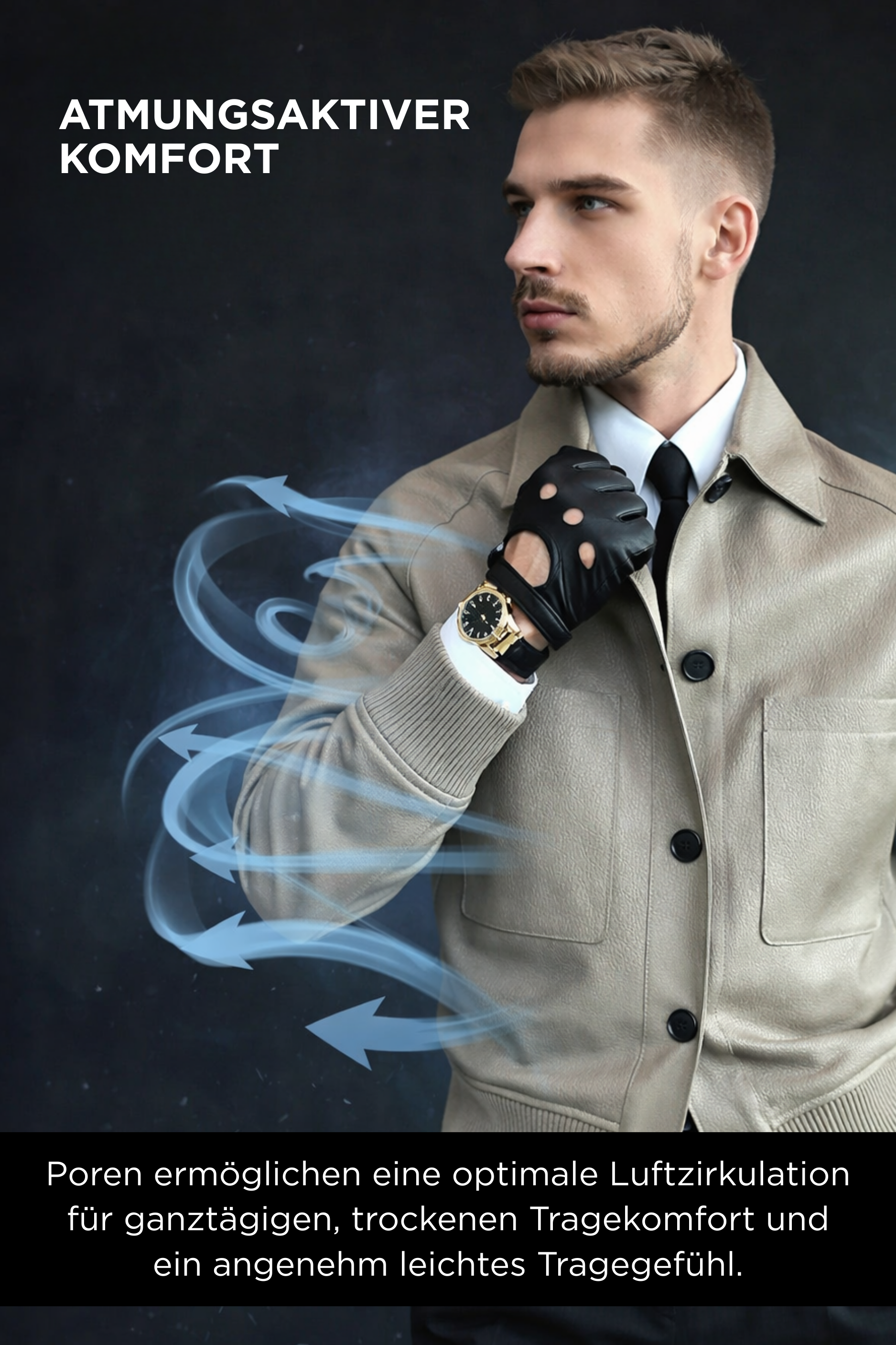 Tailored | Men's Faux Leather Jacket