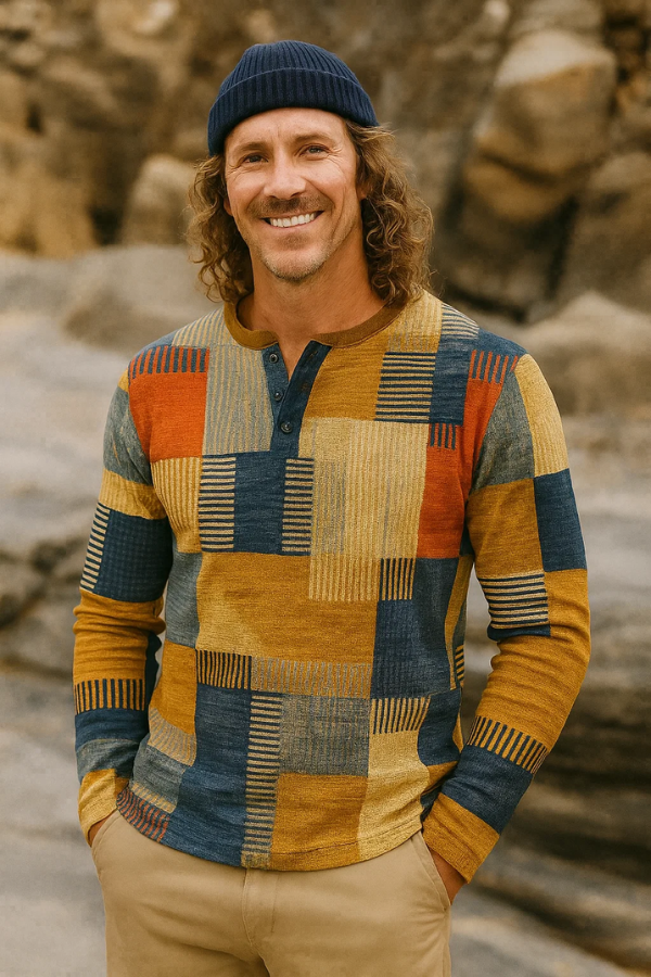 Aubert | Elegant Henley Shirt