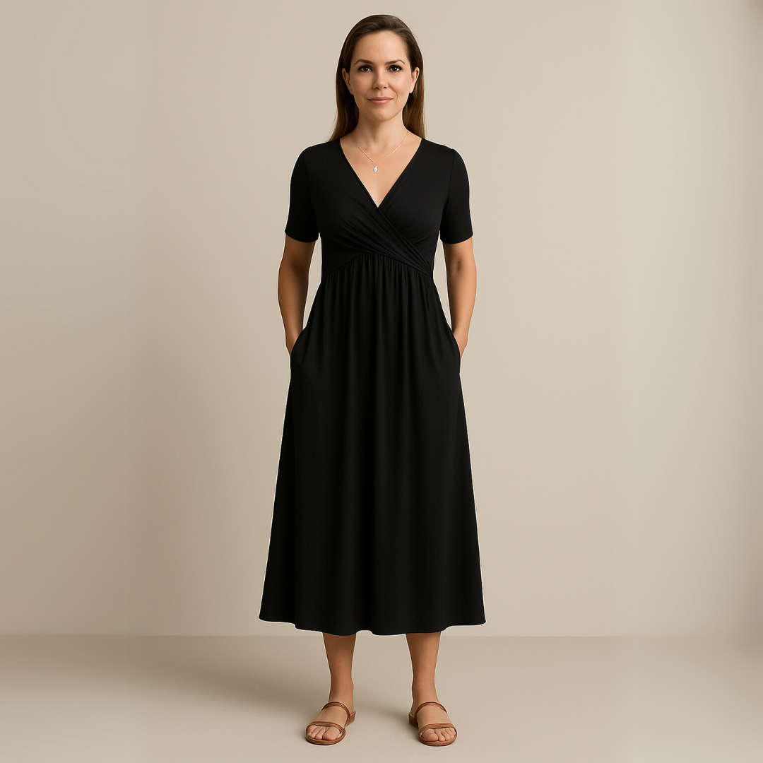 Mira Short-Sleeved Dress