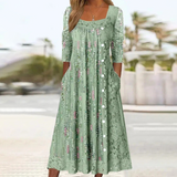 Fresh Meadow Midi Dress
