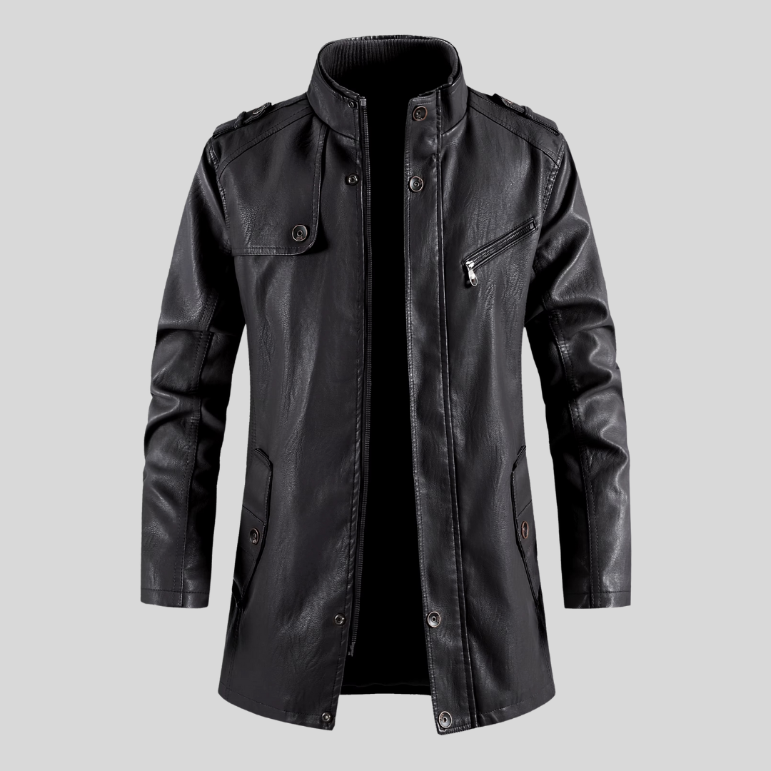 Hendrix | Leather Coat