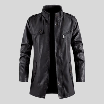 Hendrix | Leather Coat