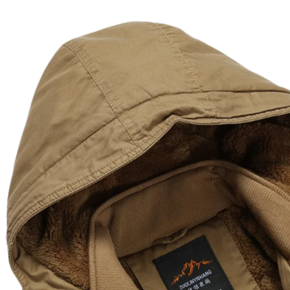 Elegant Cotton-Lined Winter Jacket
