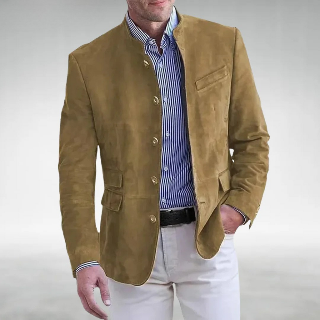 Emmanuel Herren Suede Jacket – Stylish & High Quality