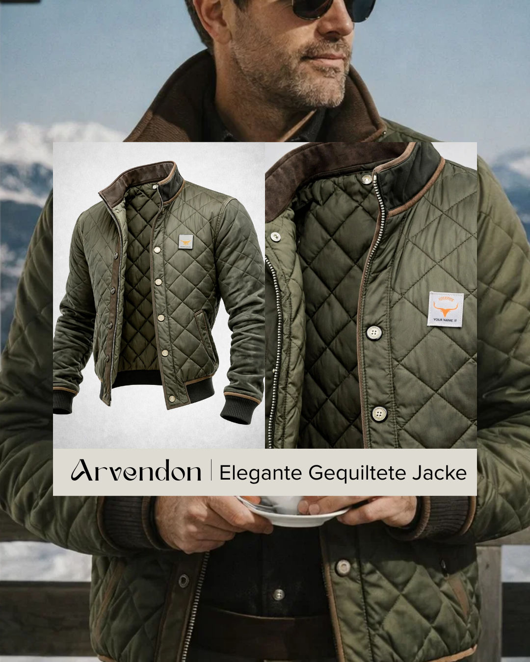 Arvendon | Elegant Quilted Jacket