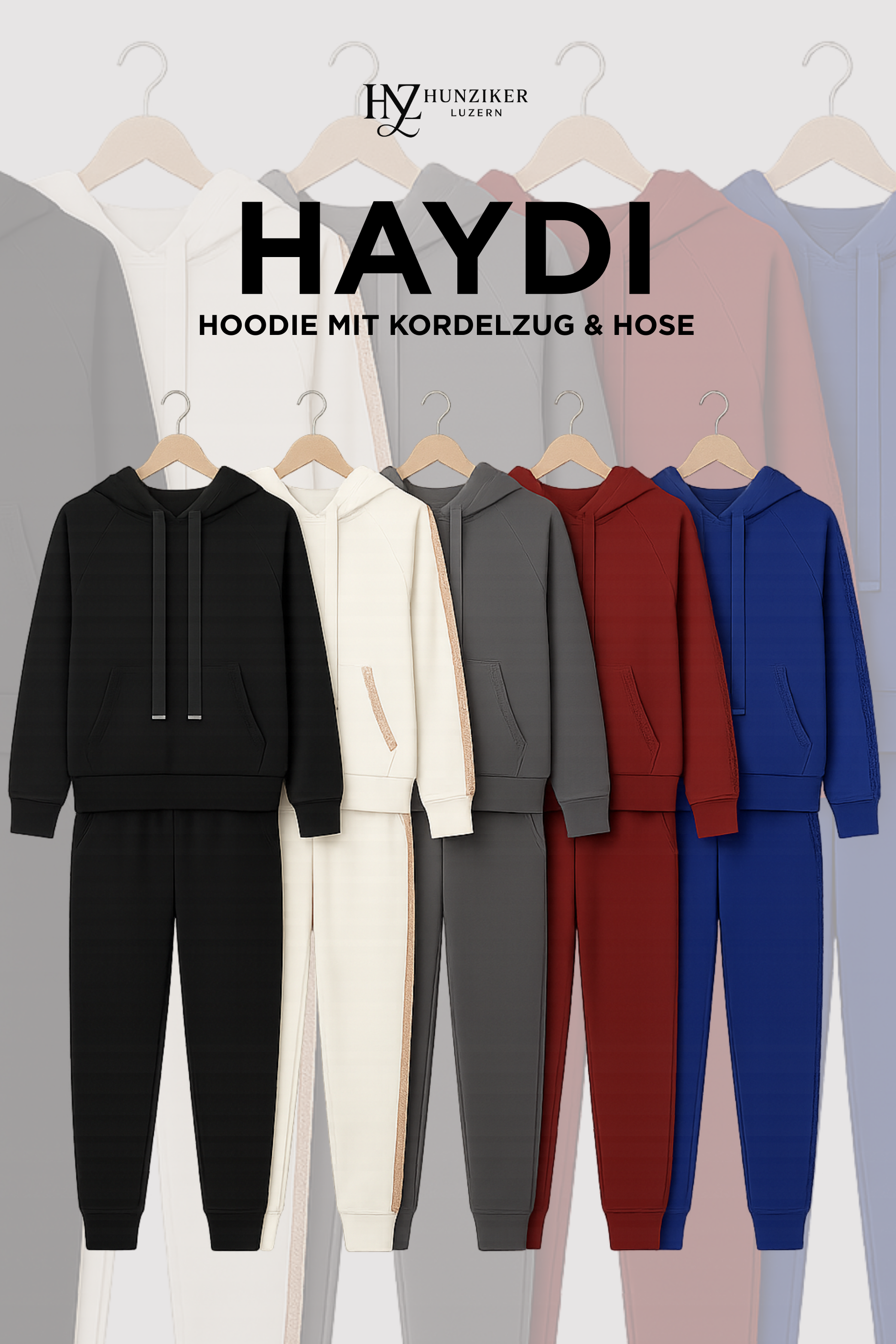 Haydi | Hoodie with Drawstring & Trousers