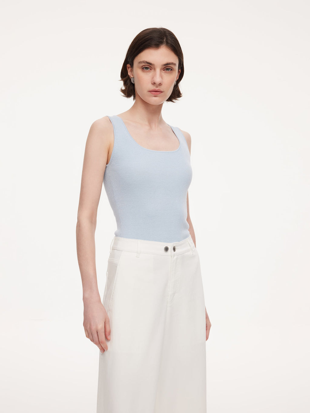 Women's Square Neck Strappy Top
