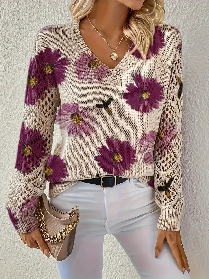 Tatyana Stylish Cardigan with V-Neck