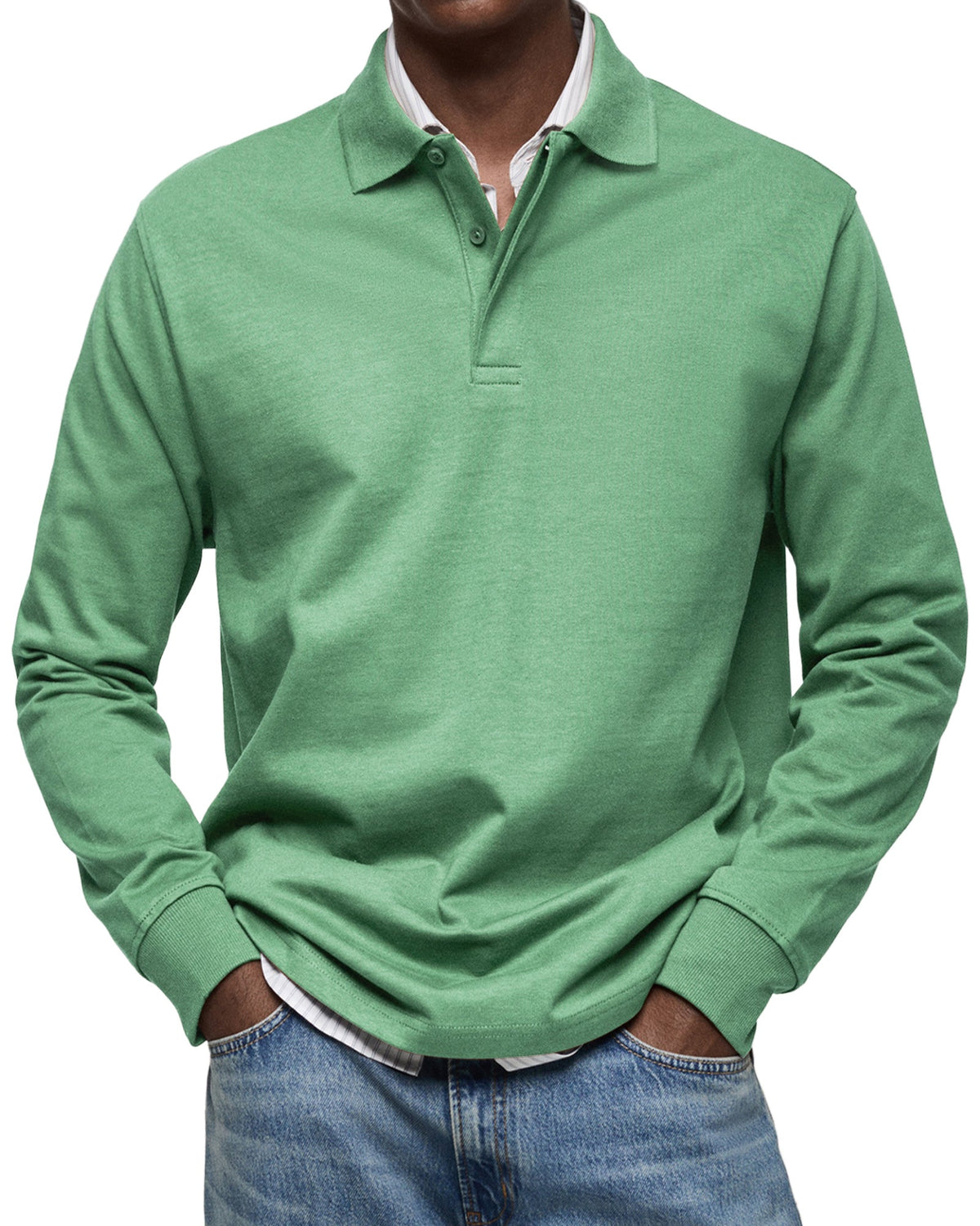 Conrad | Luxurious Long-sleeved Polo Shirt