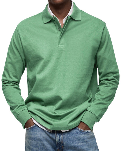 Conrad | Luxurious Long-sleeved Polo Shirt