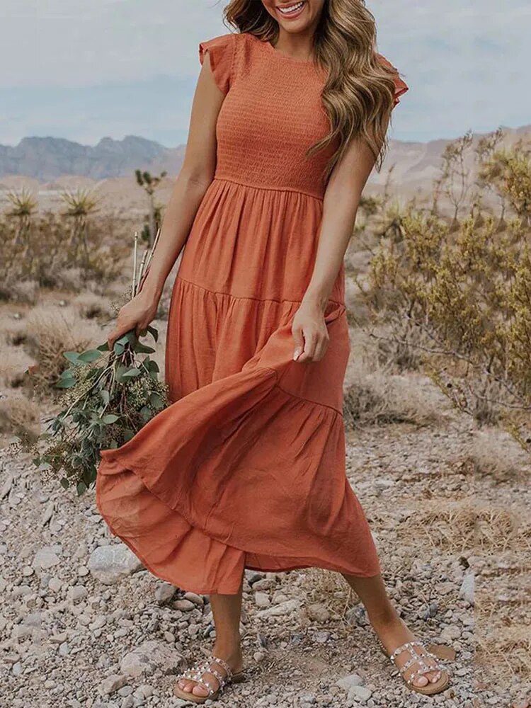 Megan | Sophisticated Tummy Covering Dress