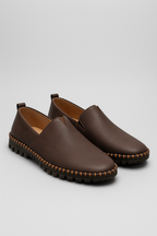 Santorini Leather Slippers