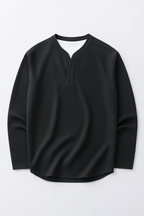 Brogan | Long-Sleeved Henley Shirt with Comfortable Fit