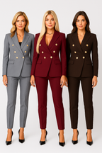 Rina | Suit Set – Double-Breasted Blazer & Tailored Trousers
