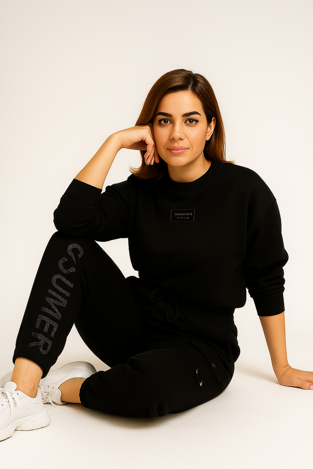 Zoey | Two-Piece – Printed Top & Trousers