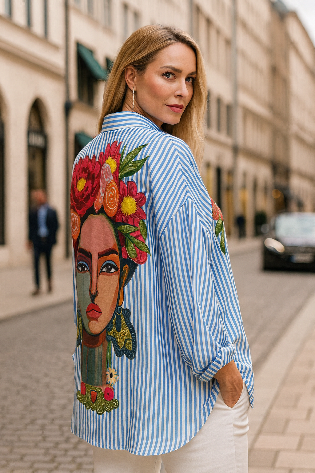 Frida | Blouse Satin Glossy
