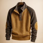 Raziel | Casual Long Sleeve Knit Shirt with Stand-Up Collar